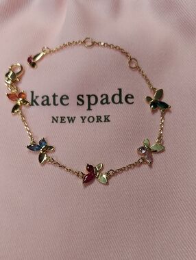 kate spade Social Butterfly  Gold-tone Butterfly Bracelet